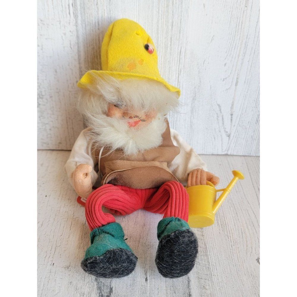 Waldi Gardner cloth doll vintage AS IS santa‎ Xmas collectible